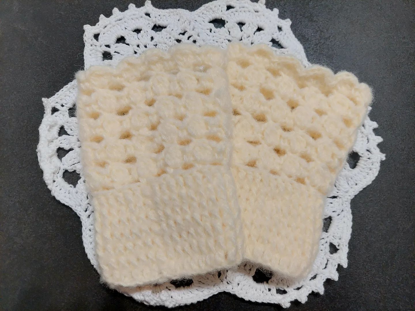 かぎ針編み リストウォーマーの編み方【PDF編み図付】を受講したn knitさんの作品