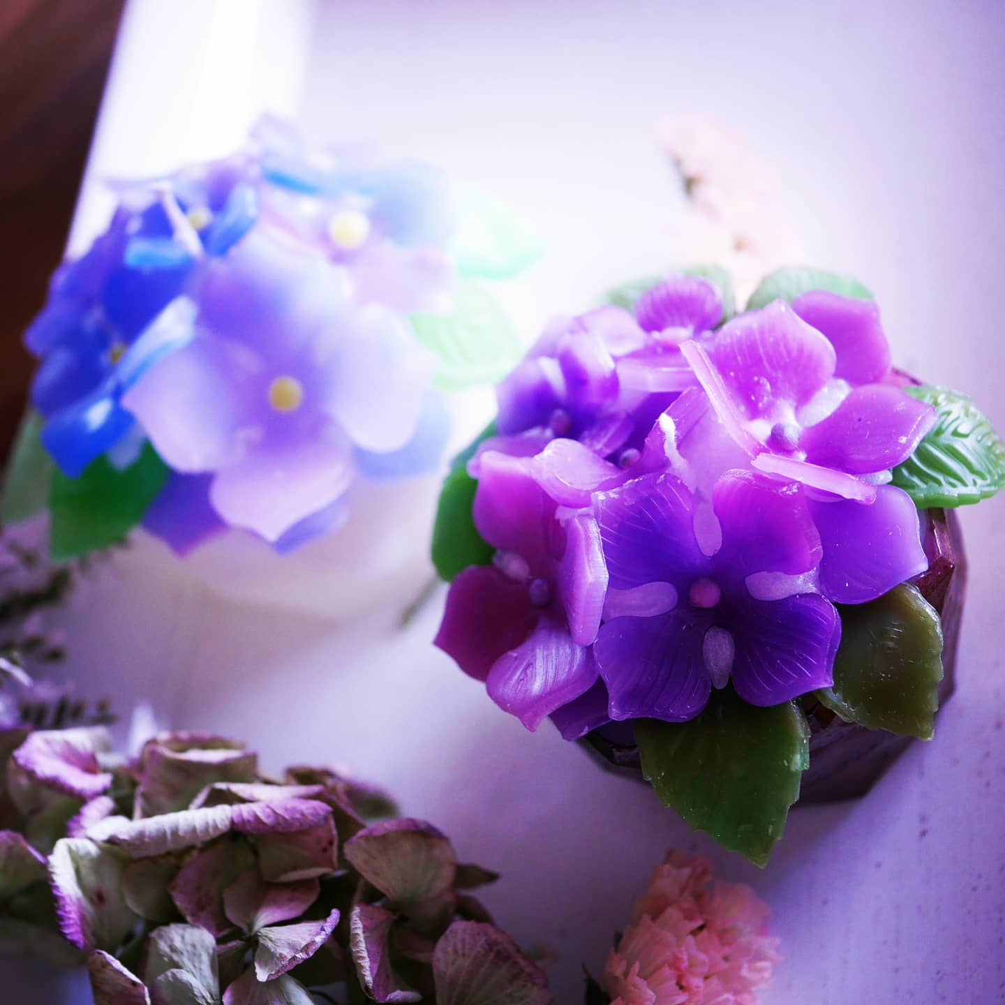 ♢紫陽花キャンドル♢