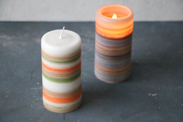 palm layer candle