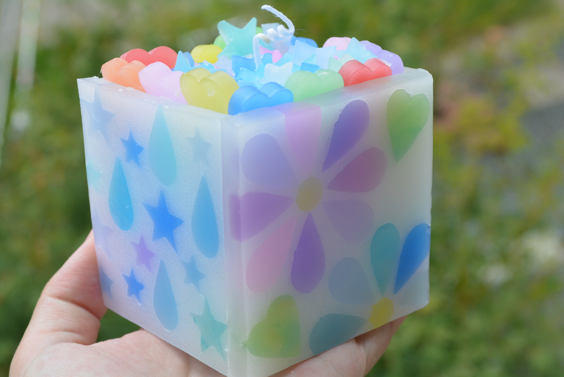 カラフルポップキャンドルの作り方