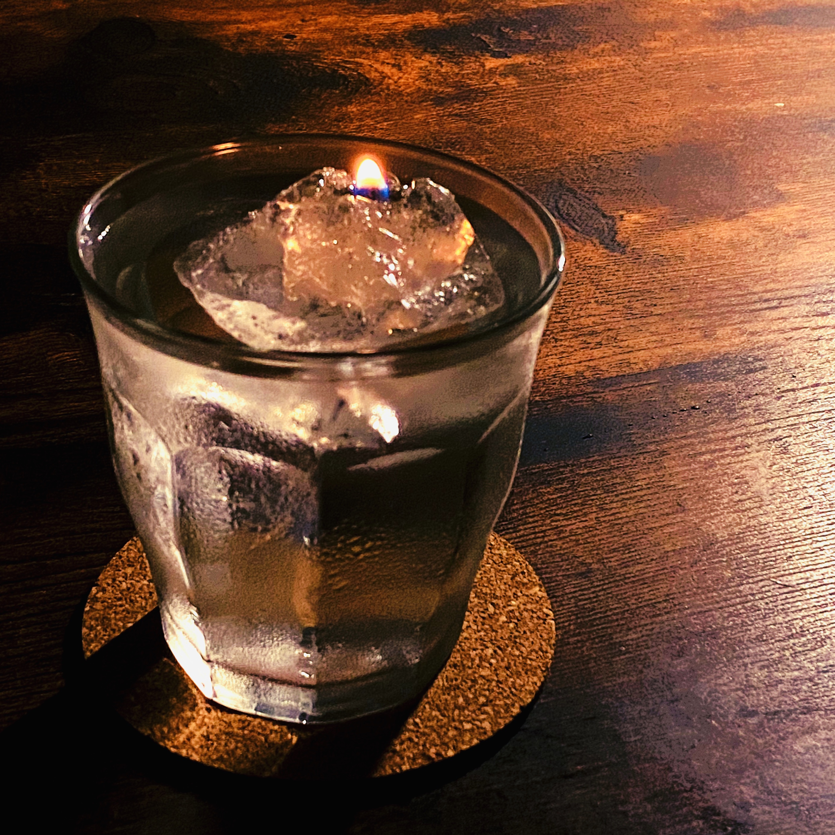 クリスタルアイスキャンドルの作り方