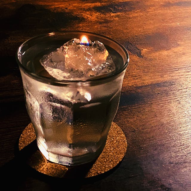 クリスタルアイスキャンドルの作り方