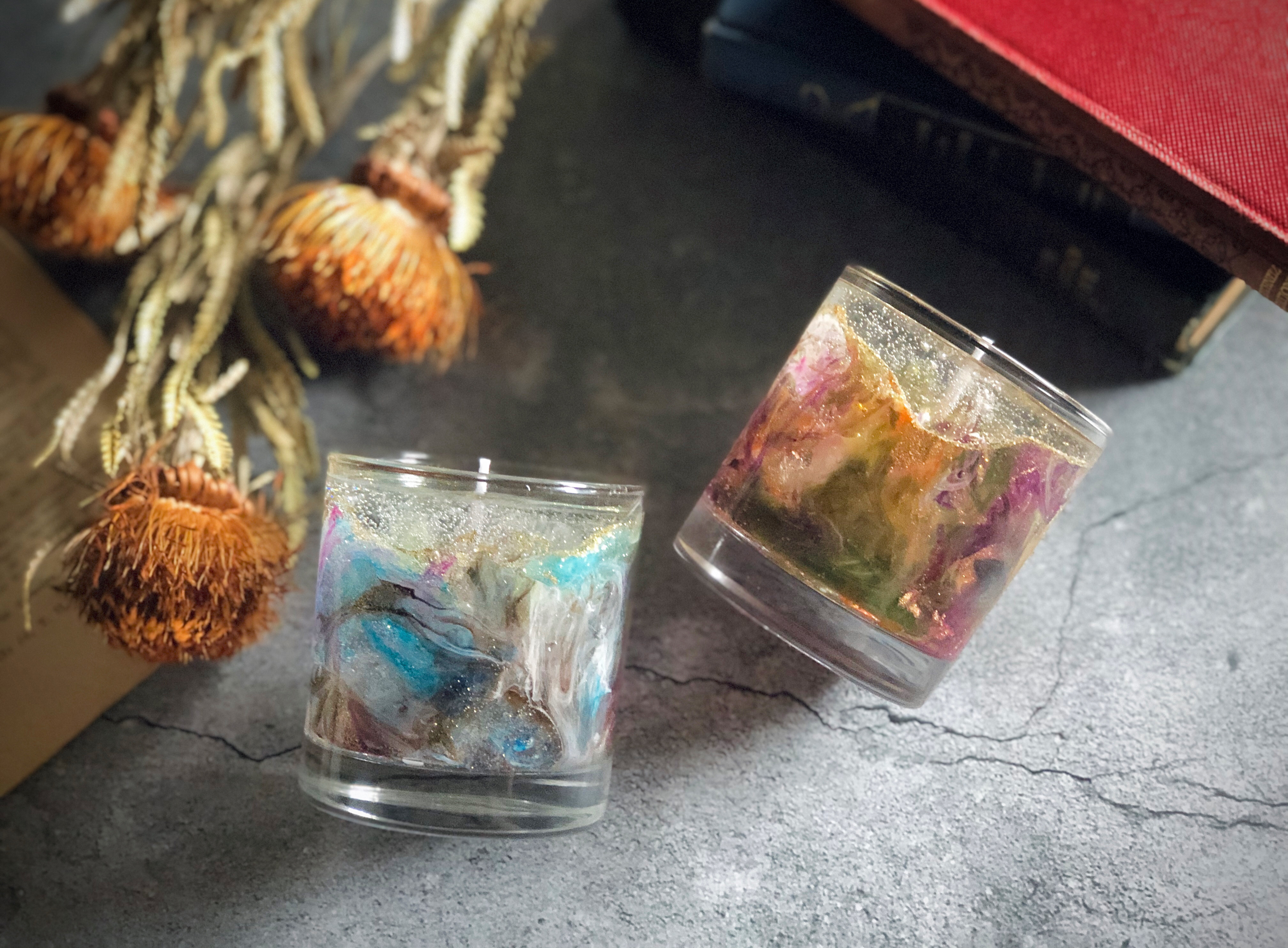 Arabian Marble Candle/アラビアン マーブルキャンドルの作り方