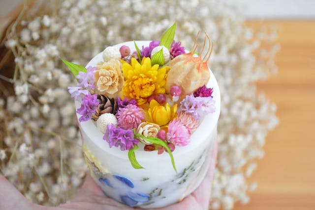 アロマキャンドルポットの作り方