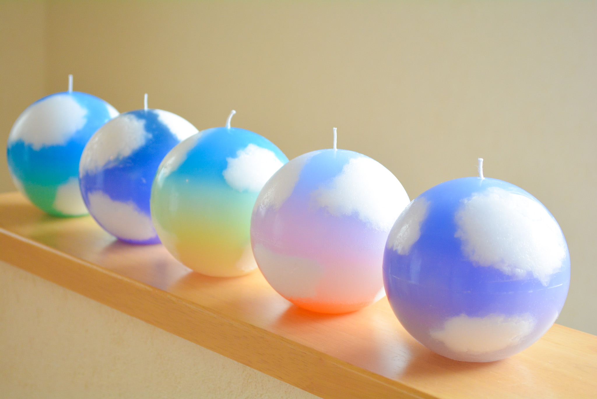 空グラデーションキャンドルの作り方