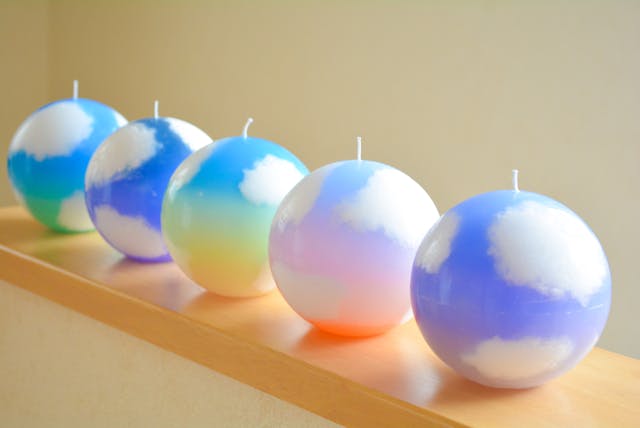 空グラデーションキャンドルの作り方