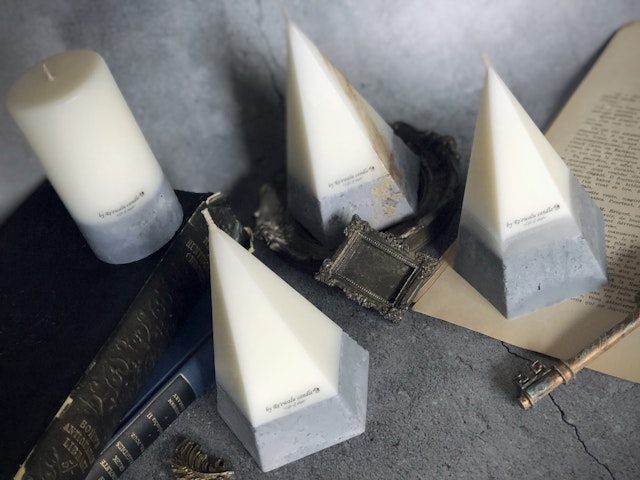 Design Candle "cement" / デザインキャンドル"セメント"の作り方の紹介画像1