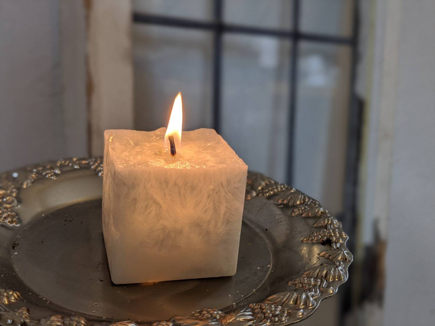 Frazil ice candle -氷晶-