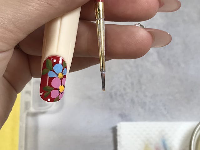 ネイル検定3級攻略フラワーアート