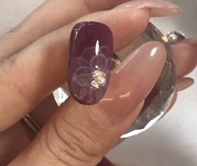 アクリル絵の具で簡単！！たらしこみフラワー