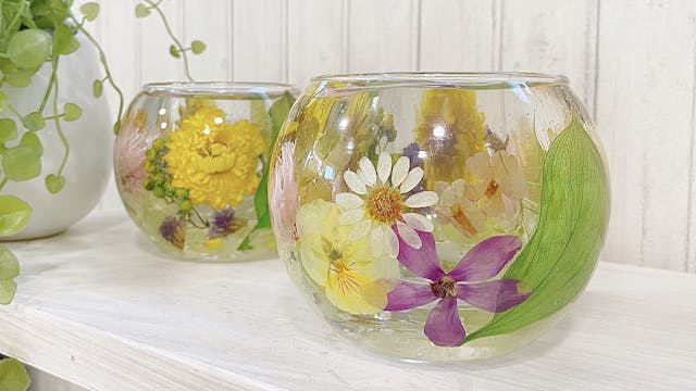 透明度アップなフラワージェルランタンの作り方