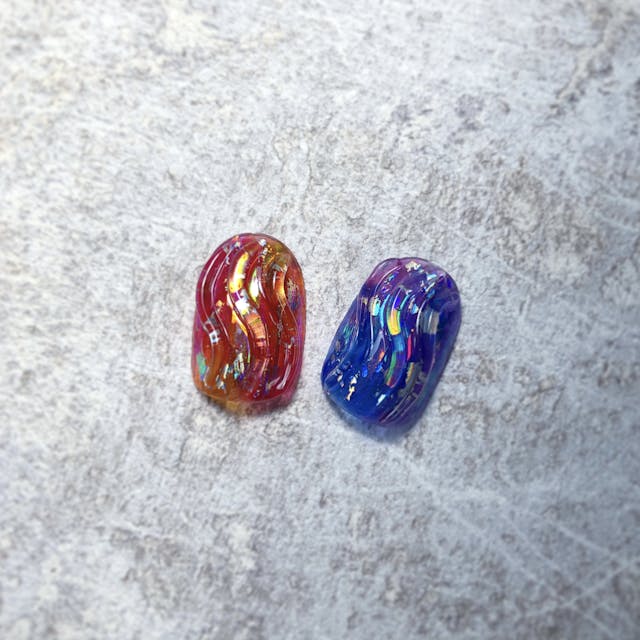 オーロラうねうねアート