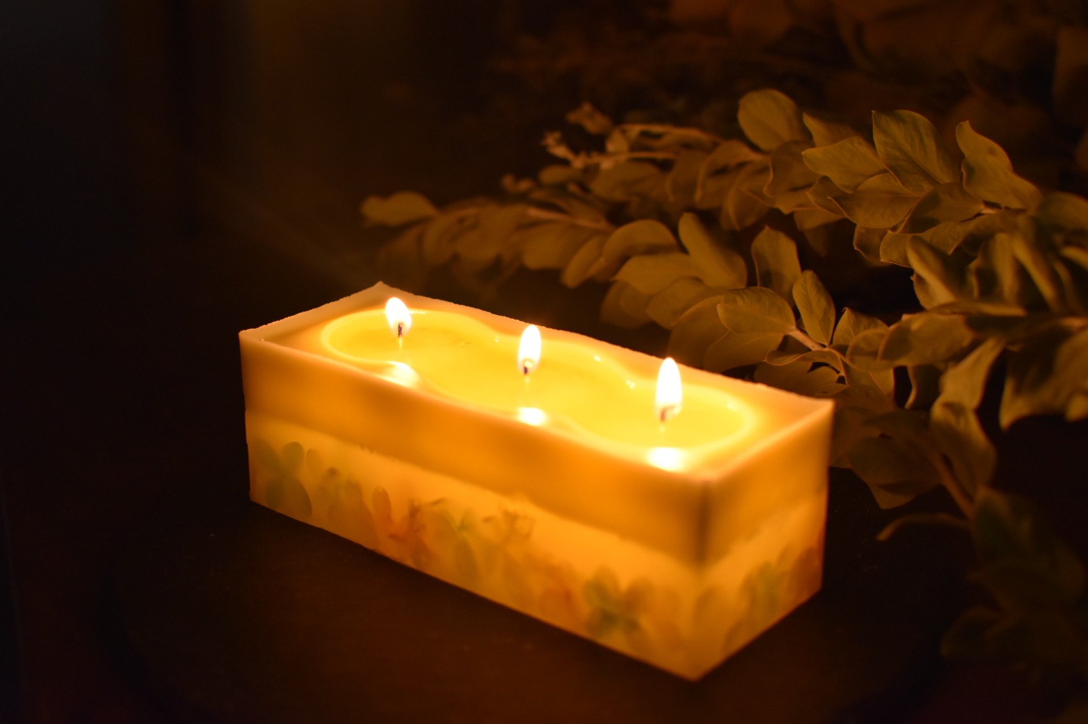 ３WICK CANDLEの作り方