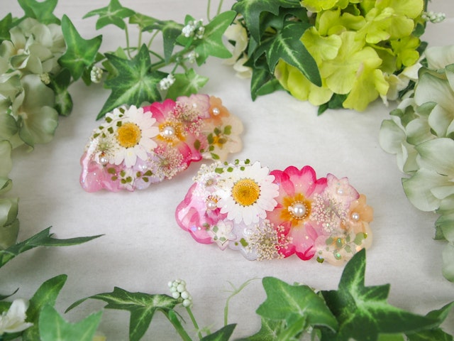 動画 上級編 押し花バレッタの作り方 Fantist 動画 上級編 押し花バレッタの作り方 Fantist