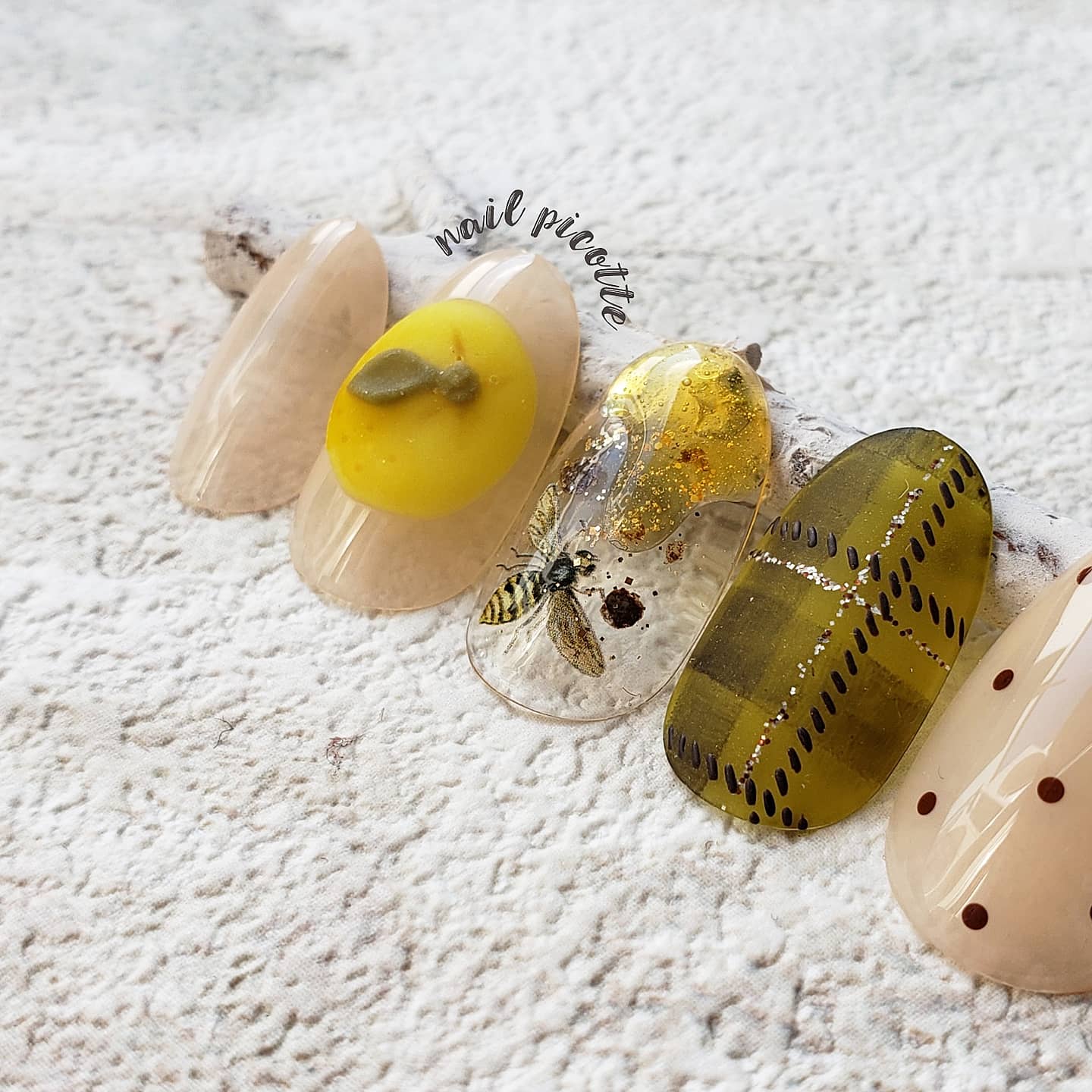 ジェルで作る✧*3d柚子のやり方