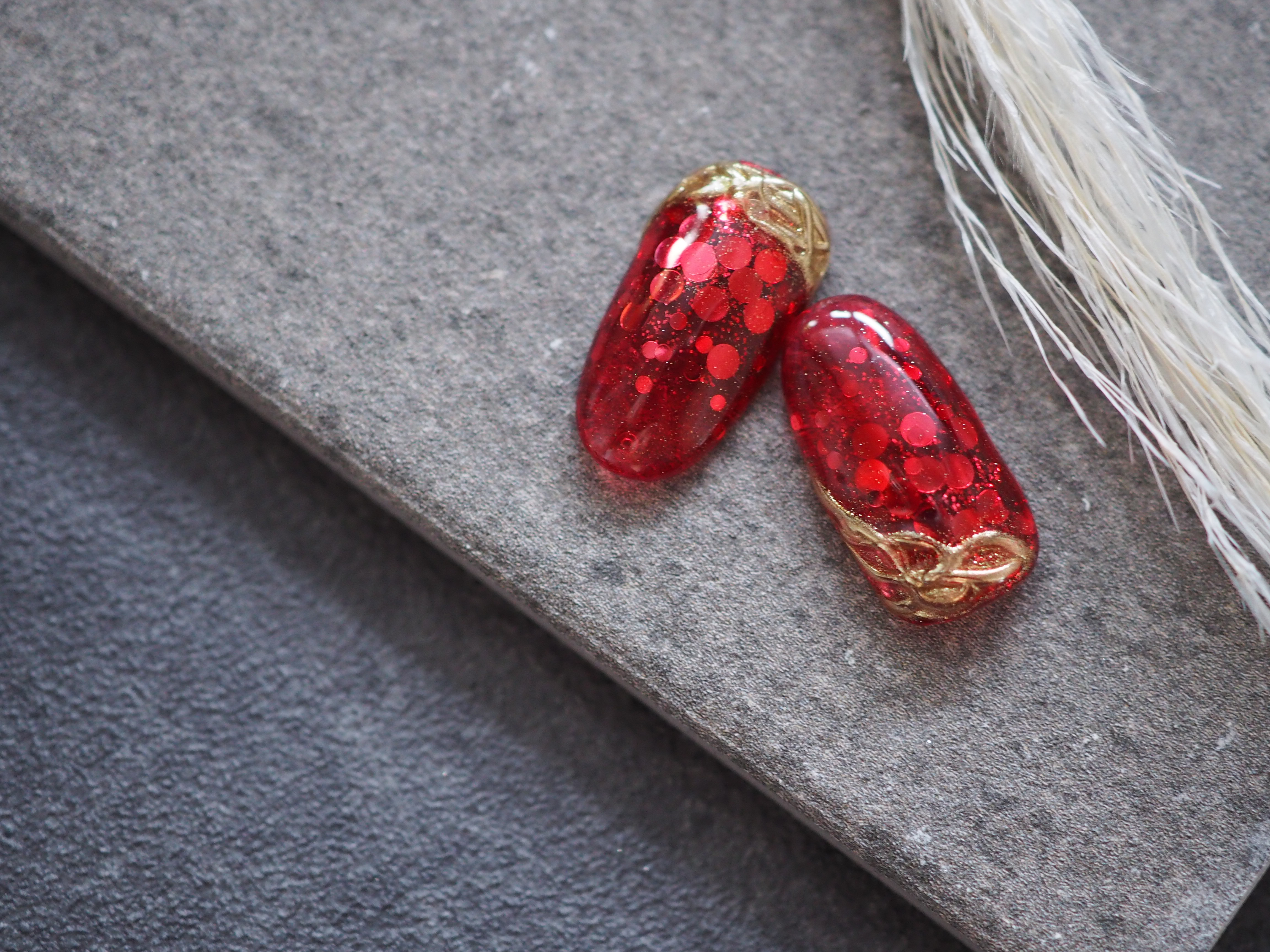 -Depthのやり方-爪の中の小さな宇宙☆奥行き感を楽しむホログラム埋め込みネイル