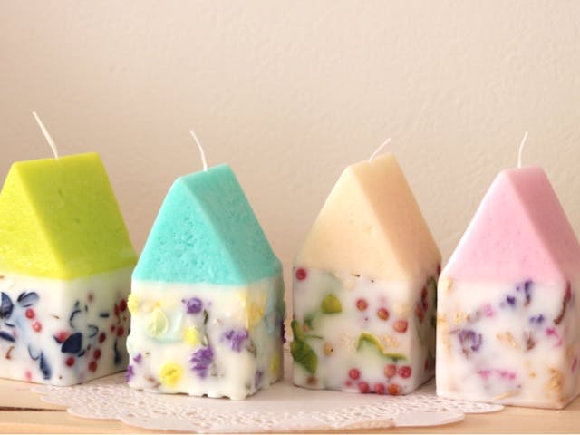 小さなおうちキャンドルの作り方