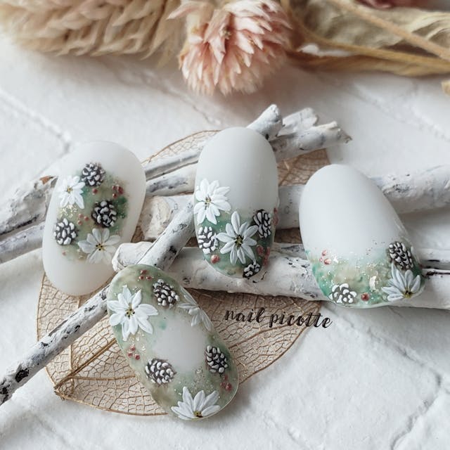 まつぼっくりリース＆ミラーツリー🎄のやり方