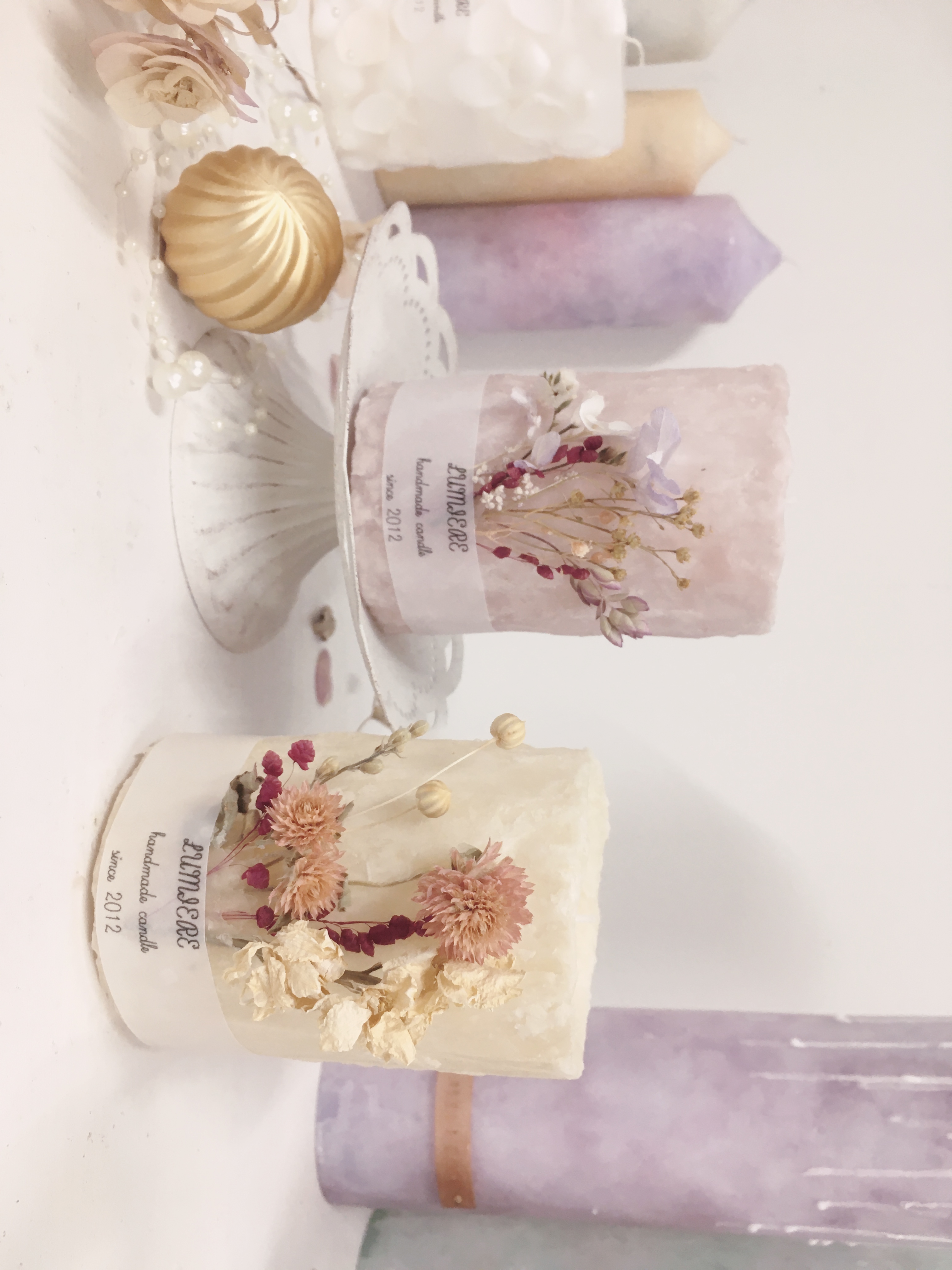 ボタニカルポットキャンドルの作り方