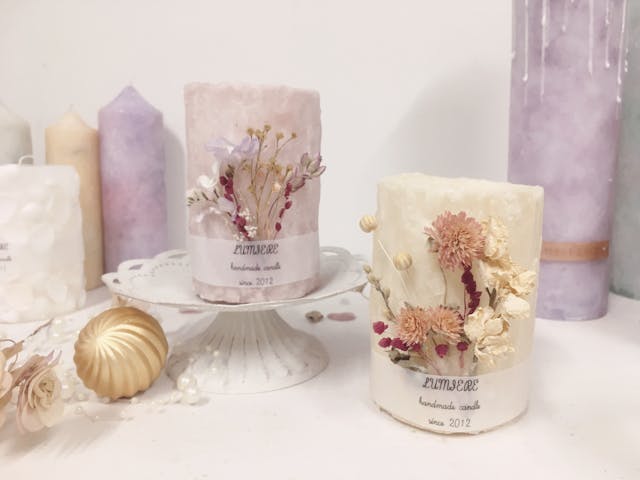 ボタニカルポットキャンドルの作り方