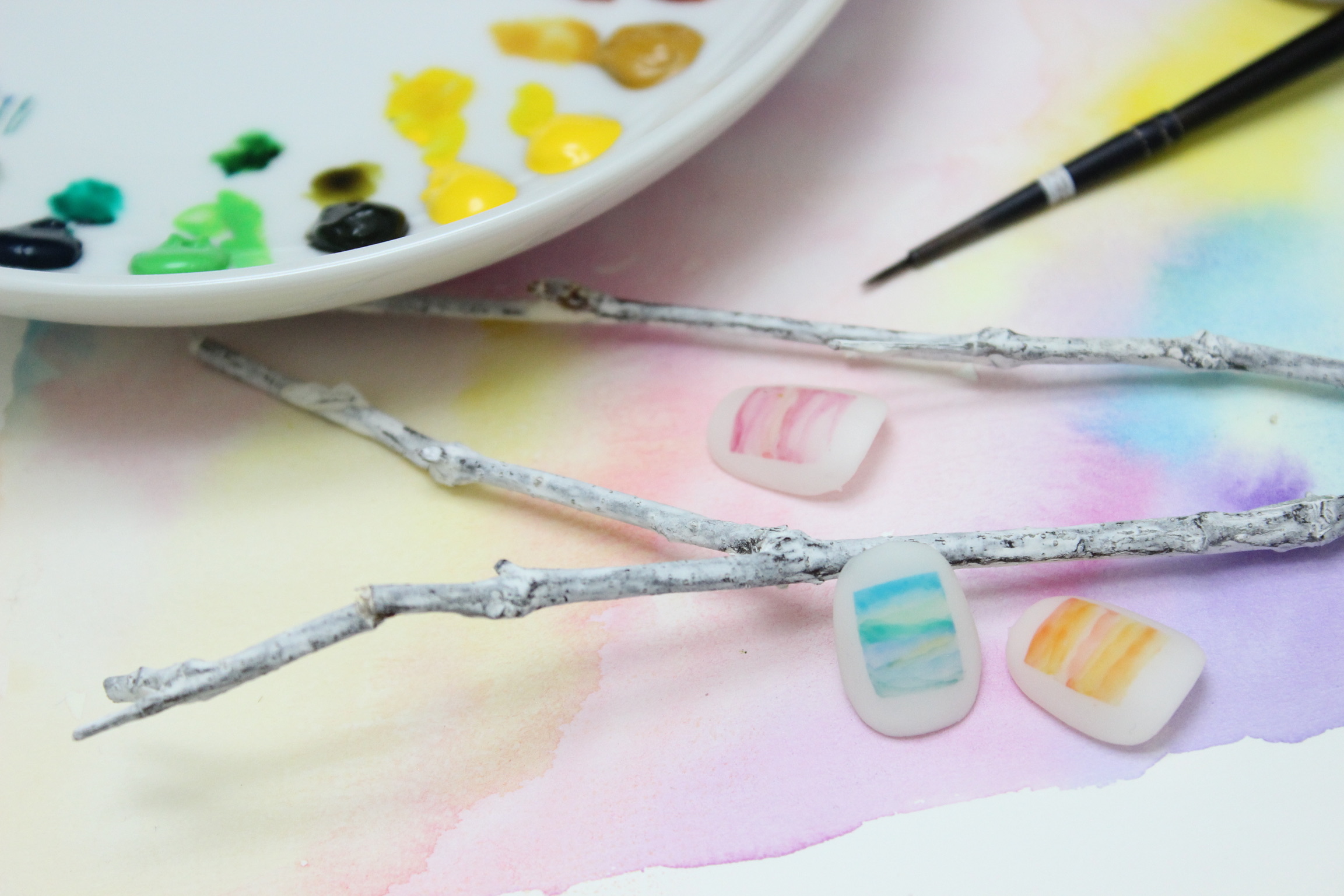 時短アートにも！水彩アートネイルのやり方(基本と応用)の紹介画像1