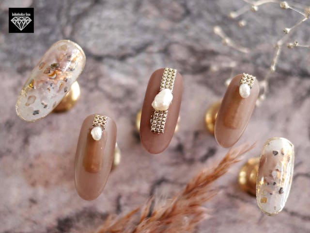 Aurora Granite -素材を使ったニュアンスアート-☺︎