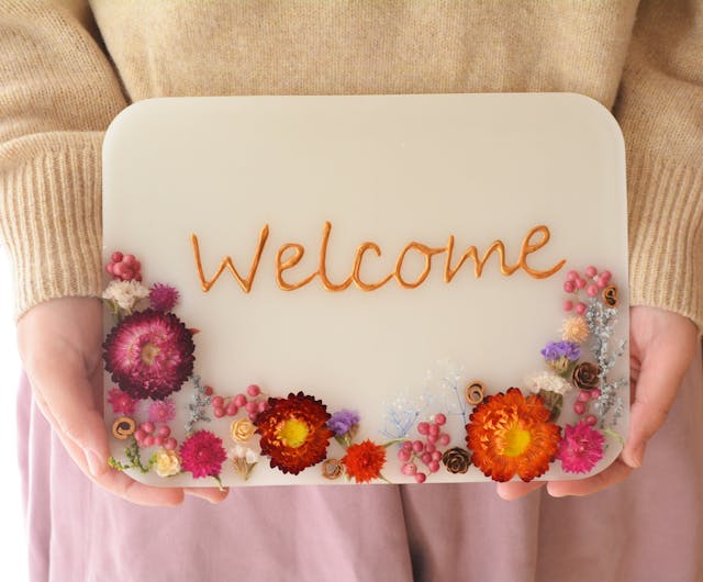 ウェルカムボードキャンドルの作り方