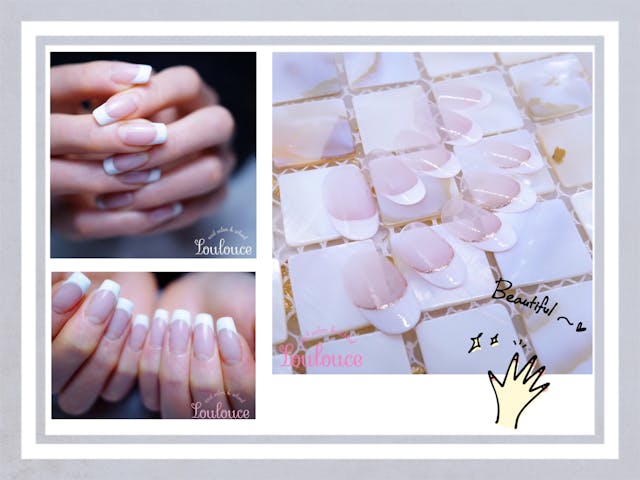 子どもでも描けた！時短フレンチ2パターン＆おまけ