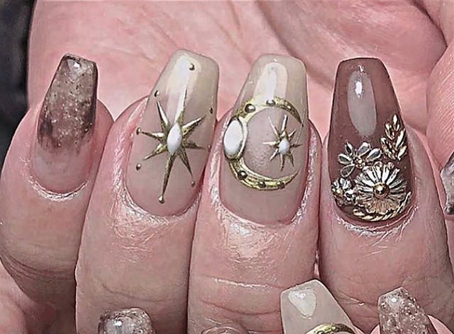 簡単にできるメタリックアート♡のやり方