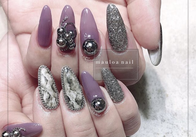 クールなパイソン柄ネイルのやり方