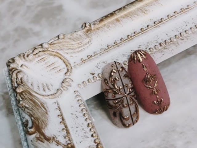 ミラータイル柄アート