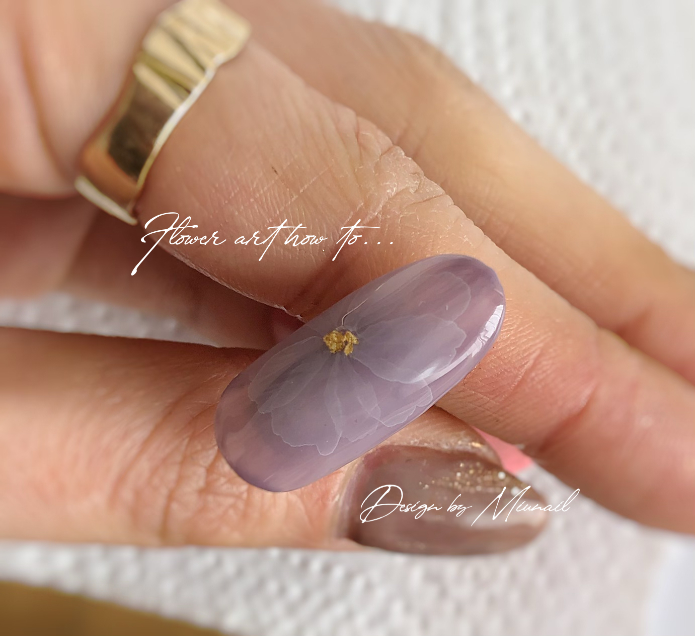 【基本】たらしこみフラワーアートのやり方