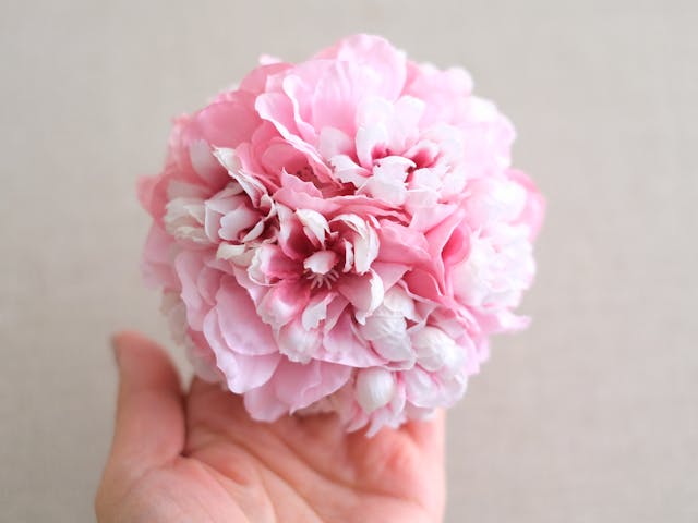 桜のコサージュの作り方