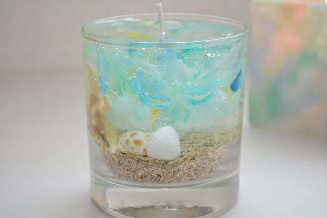海キャンドルの作り方
