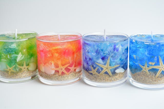 海キャンドルの作り方
