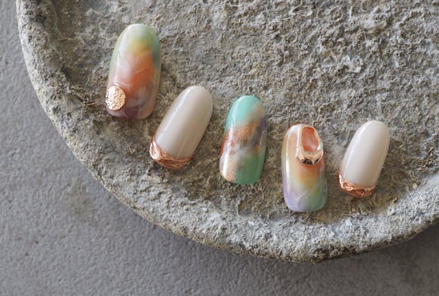 -sunset marbleのやり方-プロからセルフまで◎3種類のアートを全て解説！商材購入もOK!