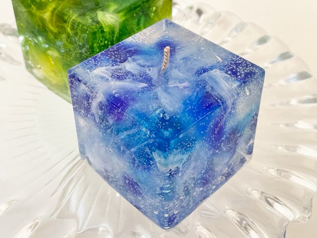 マーブルジェルキャンドルの作り方(プラスワンレッスンver)