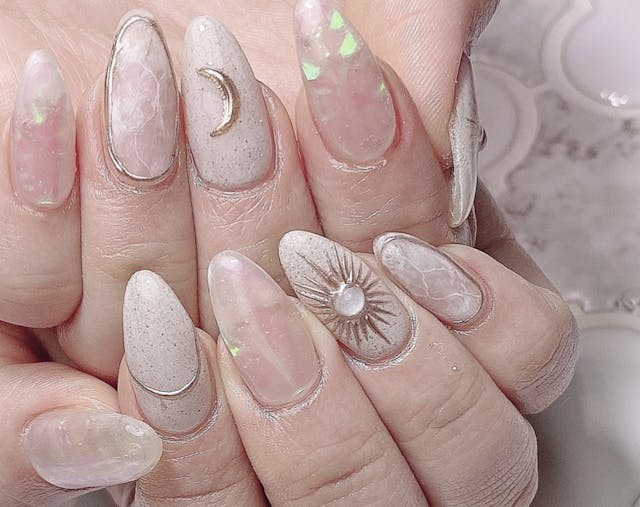 パウダーが飛び散らない！太陽ミラーアートのやり方