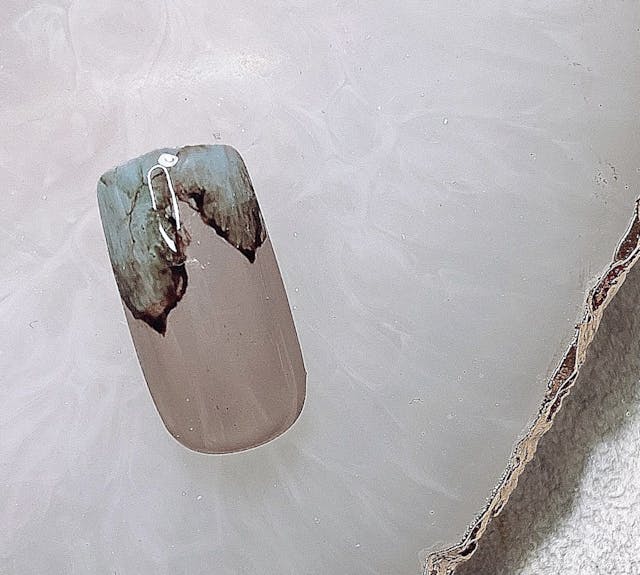 天然石風ターコイズのやり方