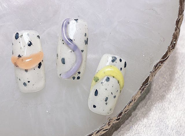 ぷっくり！うねうねラインアートのやり方