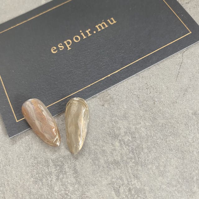 水彩パレットで簡単ニュアンスデザイン♡