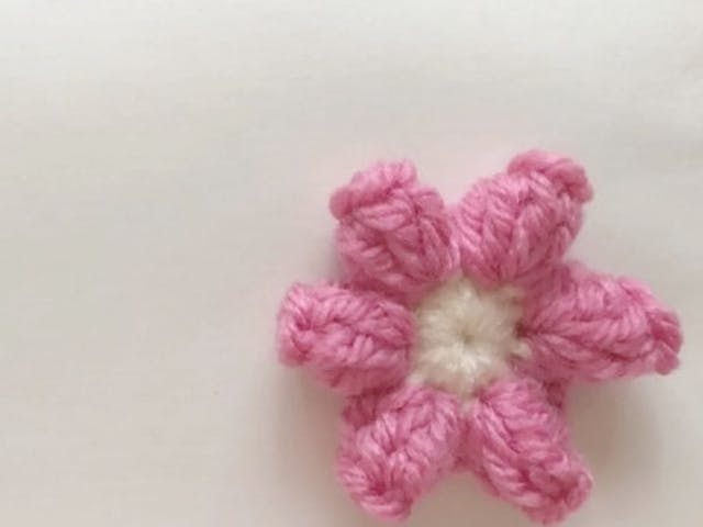 お花モチーフの編み方 ［PDF編み図付き］