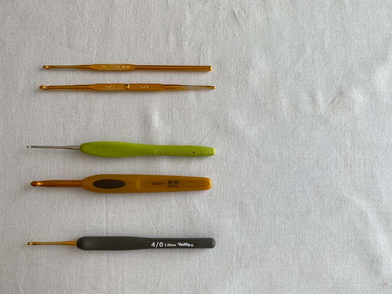 かぎ針の選び方