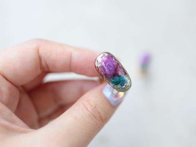 透明感ある大人デザイン/マーメイドストーンのつくり方