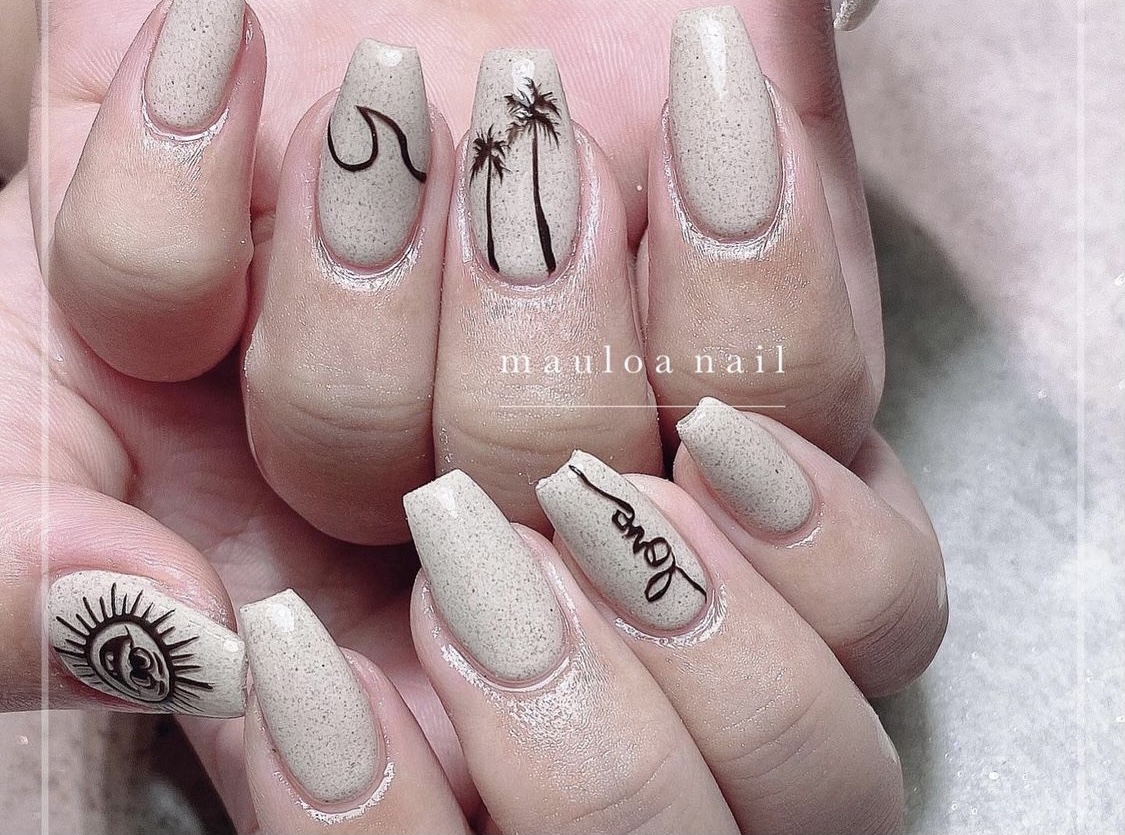 繊細なヤシの木の描き方