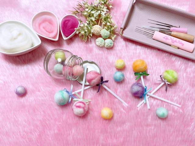 Lily#2 羊毛フェルトの基本 & ロリポップの作り方