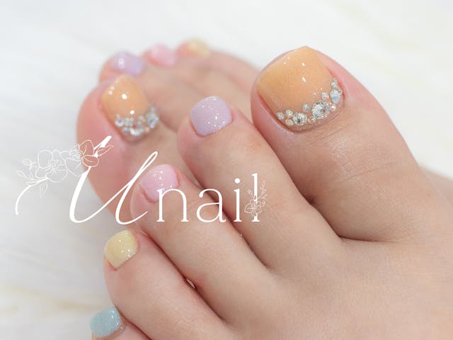 フットネイル〜オフからジェル塗り〜