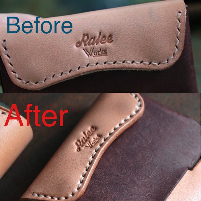 ちょっとした一手間で美しい縫い目。