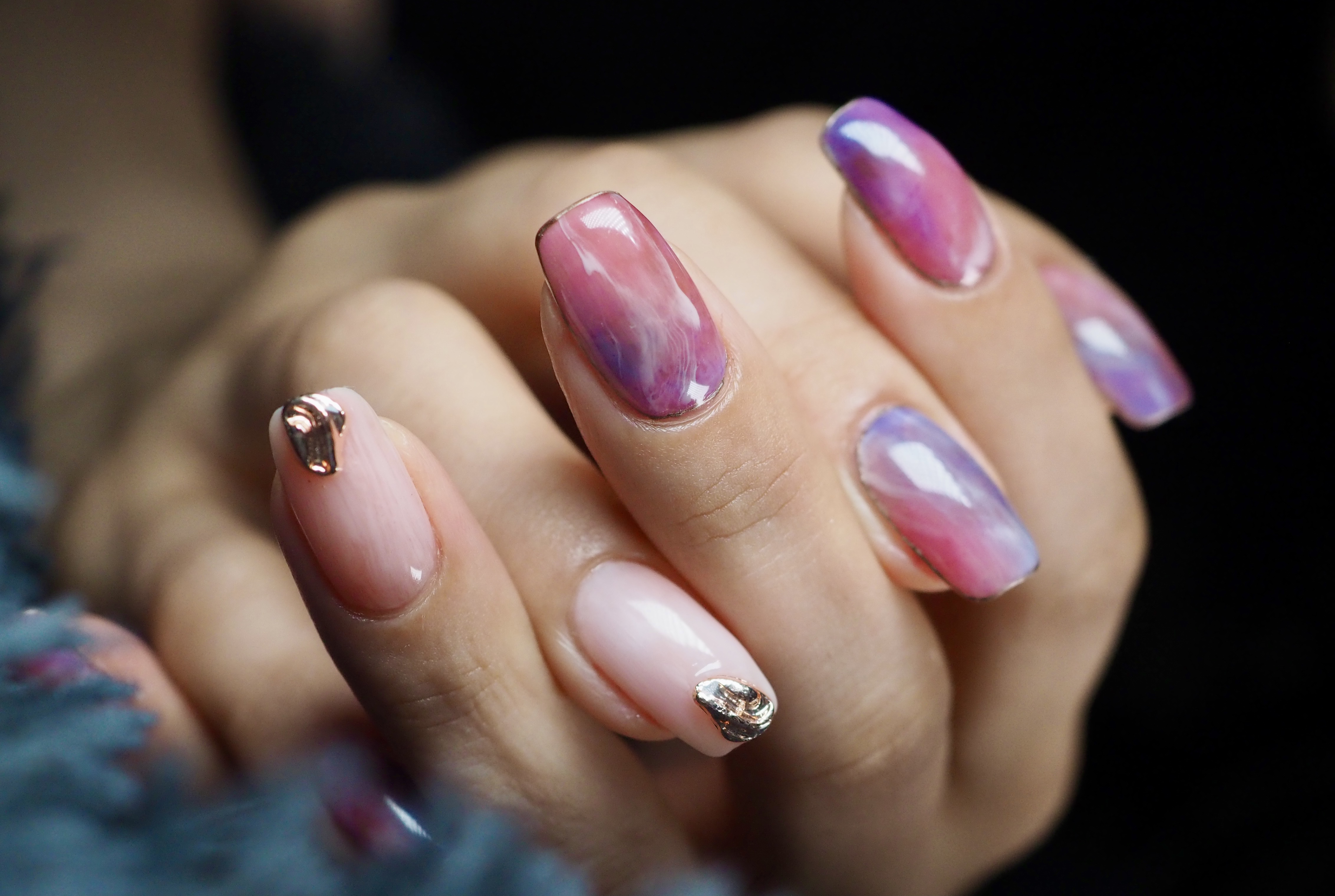 -sunset marble2のやり方-プロからセルフまで◎美しいフォルムの作り方も解説！