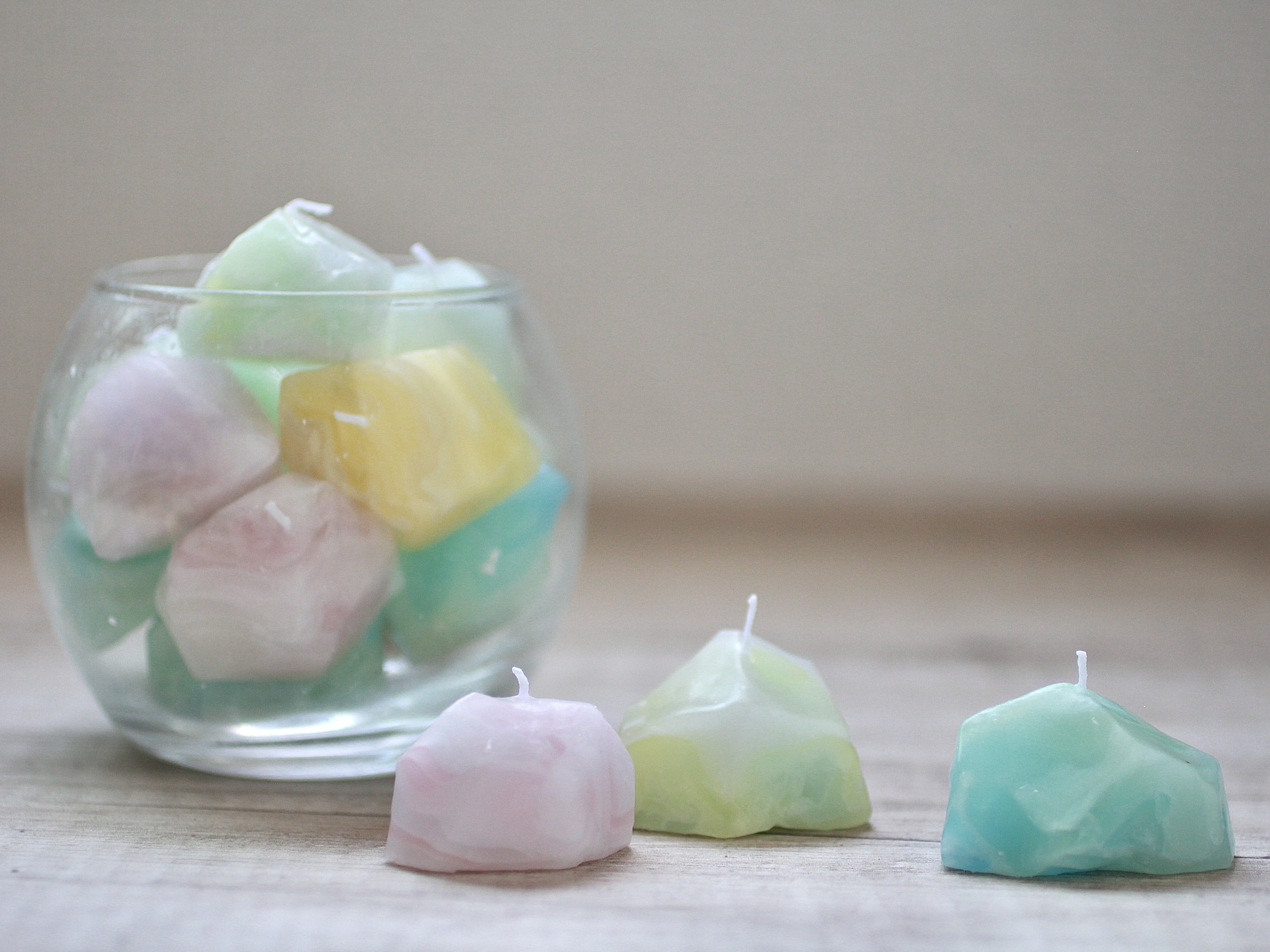 宝石キャンドルの作り方